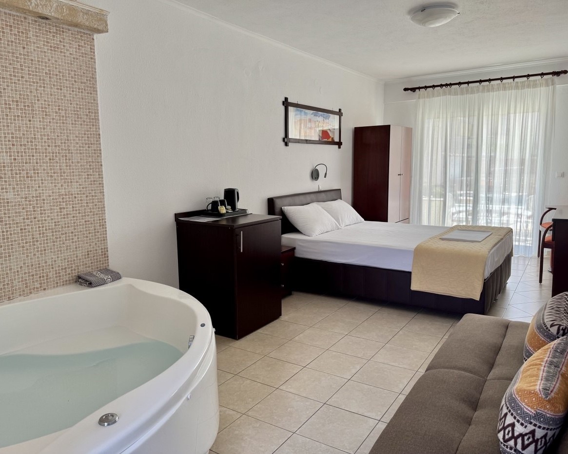 Studio with Spa Bath - Pool Front View